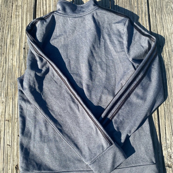 Boys Gray Adidas Jacket - Picture 5 of 6